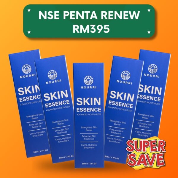 Nourri Skin Essence Advanced Moisturizer - Penta Renew - 5 Bottles